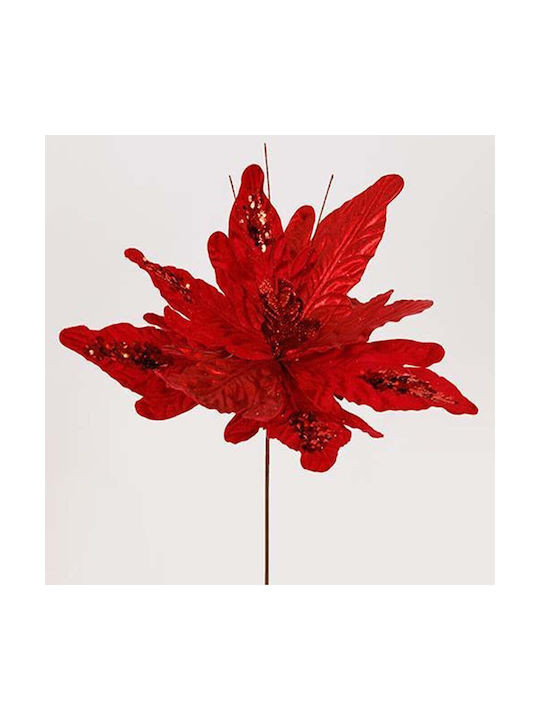 Decorative Artificial Flower Red Eurolamp