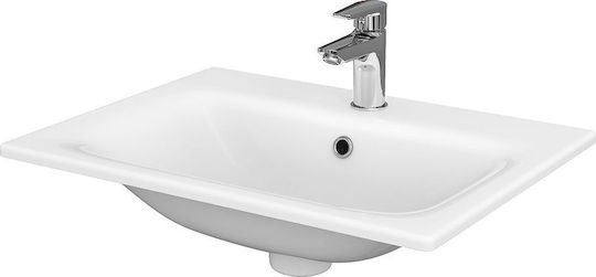Cersanit Moduo Aufgesetztes Waschbecken Keramik 60x45cm White