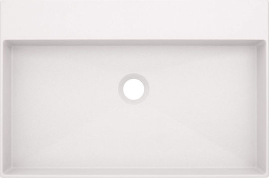 Deante Countertop Sink Porcelain 60x40x10cm Gray