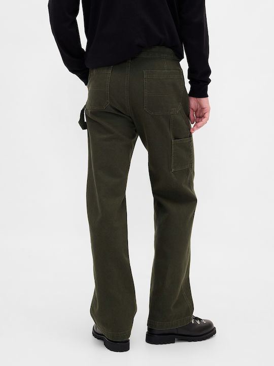 '90s Trousers in Loose Fit Black Moss