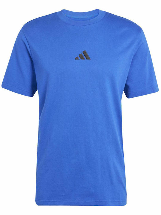 Essentials 3-Stripes Athletic T-Shirt Blue