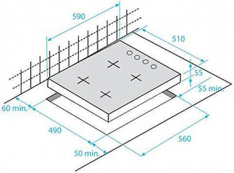 Beko Gaskochfeld Autonom 59x52.6εκ.