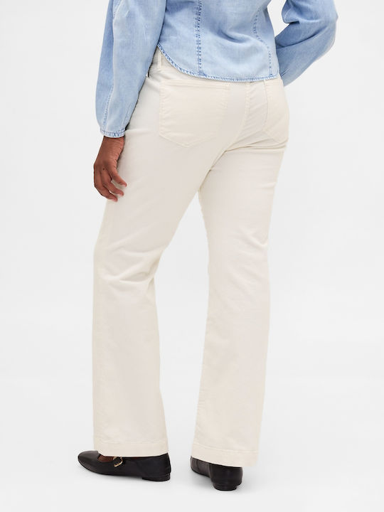 Γυναικείο Υφασμάτινο Παντελόνι Ivory Beige