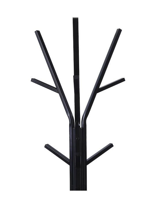 Pakketo Denner Καλόγερος Μεταλλικός Μαύρος 48.5x48.5x180cm