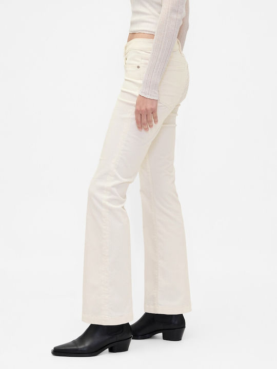 Γυναικείο Υφασμάτινο Παντελόνι Ivory Beige