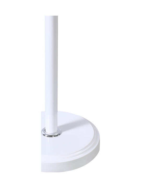 Pakketo Metallic Coat Rack White / Natural Serea 30x30x175cm