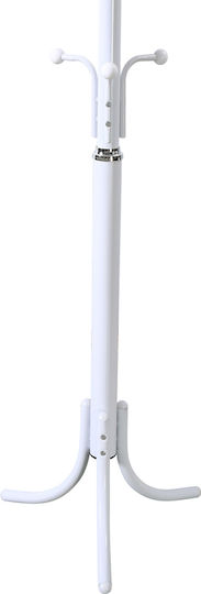 Pakketo Mendora Καλόγερος Μεταλλικός Λευκός 40x40x180cm