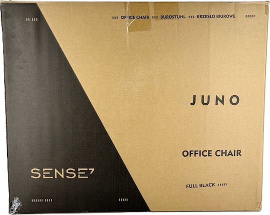 SENSE7 Juno Καρέκλα Γραφείου Μαύρη SENSE7 Juno Καρέκλα Γραφείου Μαύρη