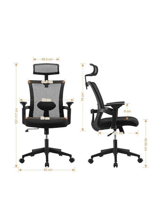 Scaun de Birou Negru Techly