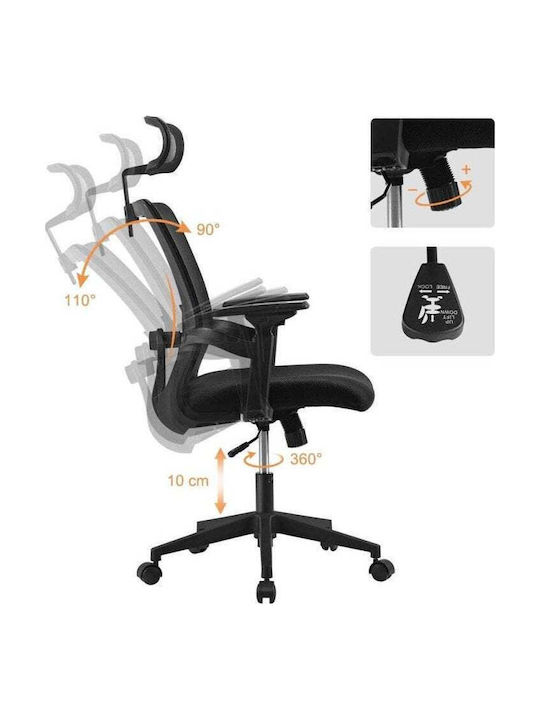 Scaun de Birou Negru Techly
