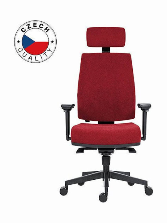 Scaun de birou cu brațe Red Powerton Scaun de birou cu brațe Red Powerton