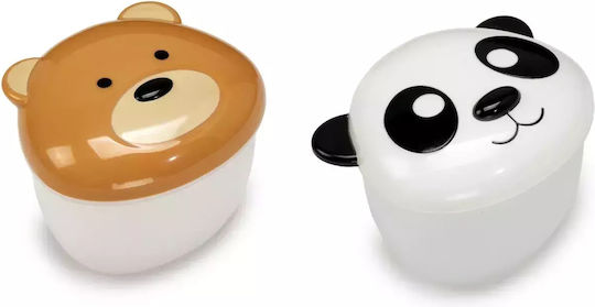 Melii Panda Bear Plastic Kids Dinner Set 0.232 Litre Multicolour