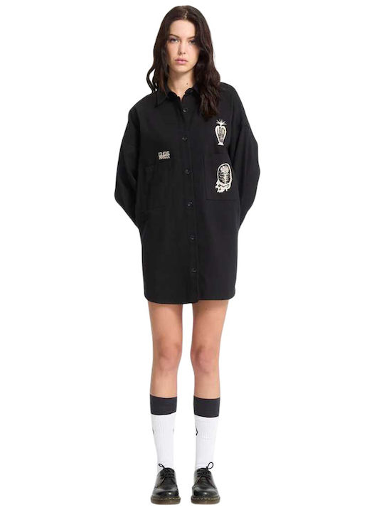 Dress Mini Σεμιζιέ Φόρεμα Μαύρο