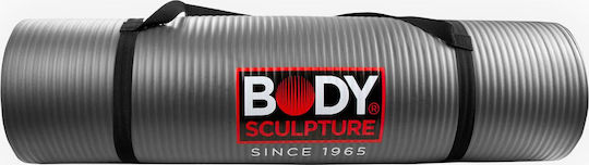 Body Sculpture Στρώμα Γυμναστικής Pilates Γκρι (185x80x1.5cm)