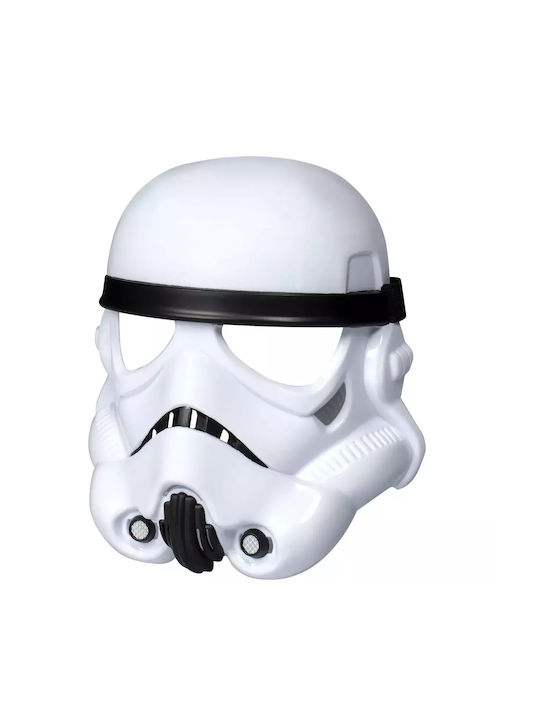 Karnevals- Maske Volles Gesicht Stormtrooper Weiß