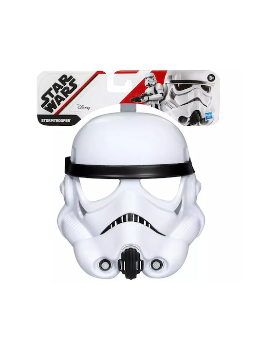 Karnevals- Maske Volles Gesicht Stormtrooper Weiß