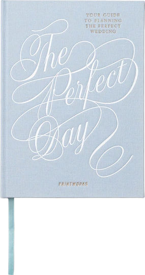 Printworks The Perfect Day, Wedding Agenda Σημειωματάριο 107 Φύλλων Μπλε
