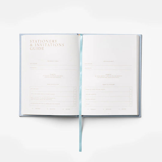 Printworks The Perfect Day, Wedding Agenda Σημειωματάριο 107 Φύλλων Μπλε