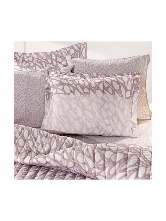 Guy Laroche Σετ Μαξιλαροθήκες Oxford Lilac 50x70εκ.