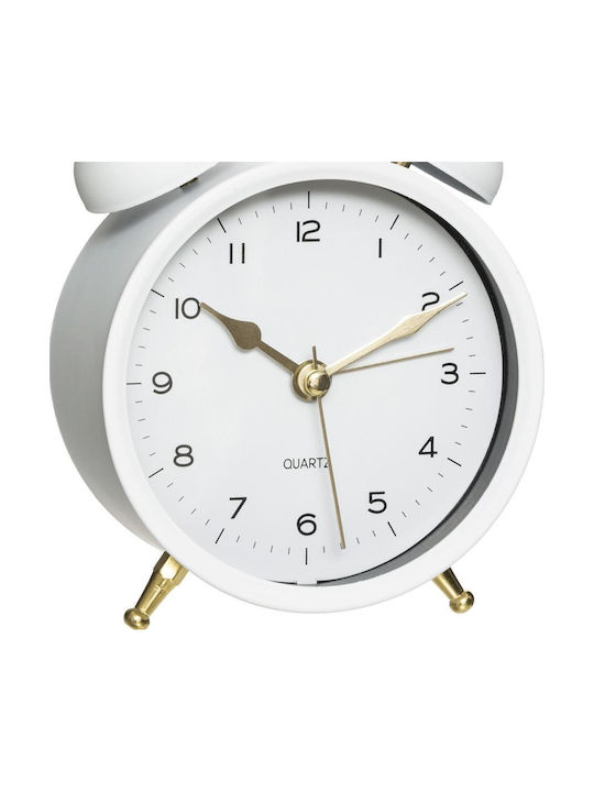 Atmosphera Tabletop Clock with Alarm White