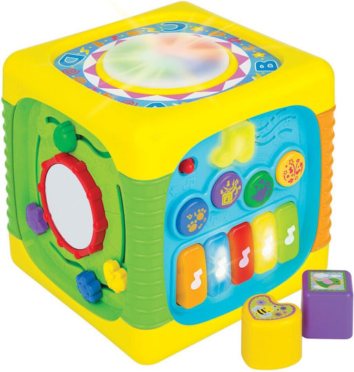 Winfun Cub de Activități cu Muzică, Lumină și Sunete pentru 9++ Luni