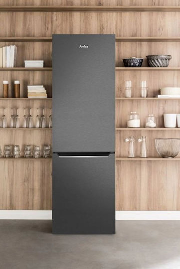 Amica Kühl-Gefrierkombination 250Es Total NoFrost H180xB54.5xT59cm. Inox FK2995.2FTH(E)