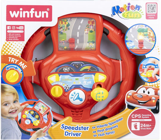 Winfun Volan cu Lumină și Sunete pentru 24++ Luni