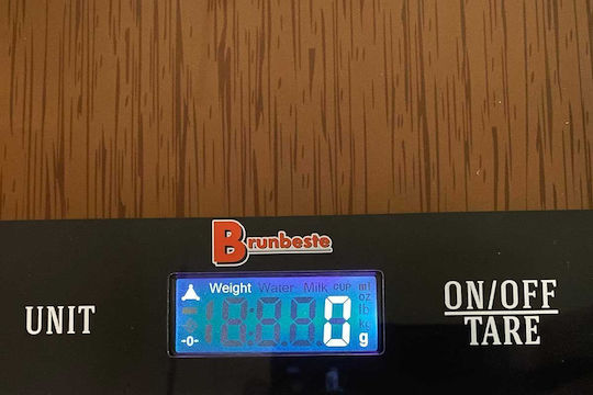 Brunbeste Ψηφιακή Ζυγαριά Κουζίνας έως 5kg Καφέ