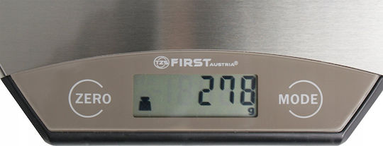 First Austria Ψηφιακή Ζυγαριά Κουζίνας έως 5kg Inox