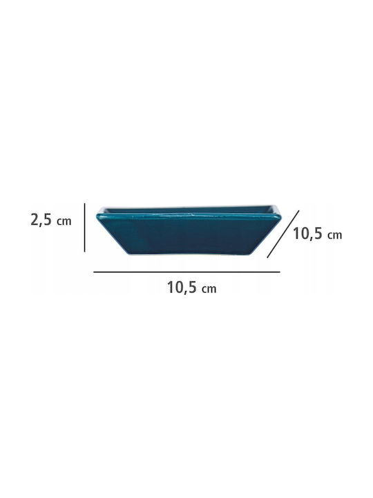 Wenko Seifenschale Keramik Blau