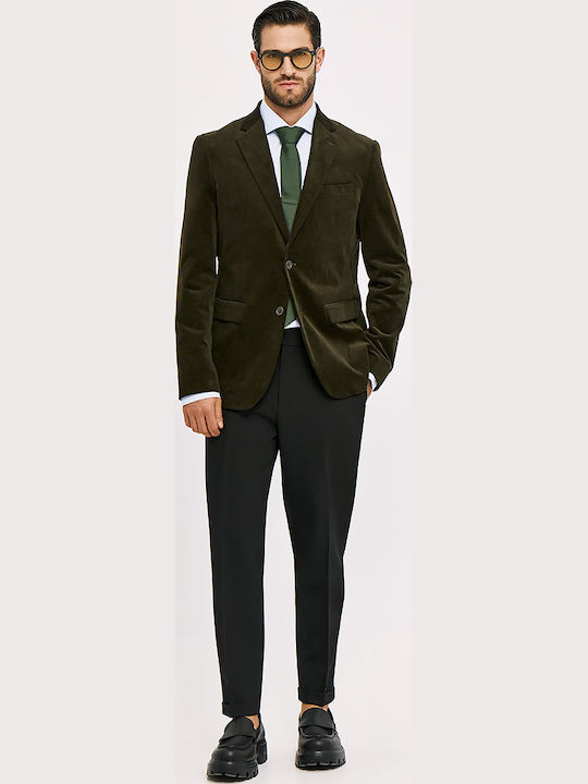 Men's Suit Jacket Slim Fit Green