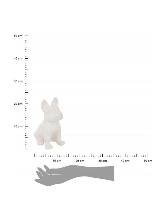 Atmosphera Decorative Dog Figure Made of Ceramic Material Eden 23.5x18x12cm