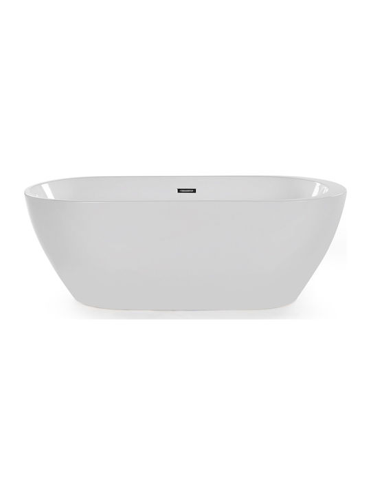 Beliani Freistehende Badewanne Acryl 160x75cm