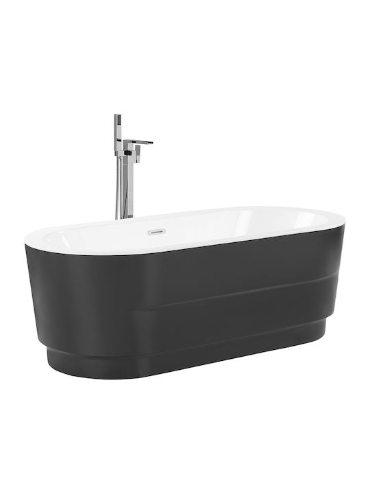 Beliani Cadă de baie cu montaj liber Acrilic 170x80cm