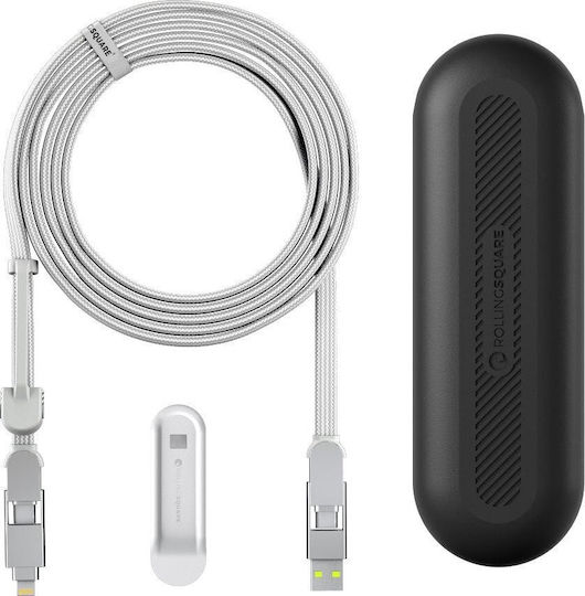3M Редовна USB-A към Lightning кабел 100W Бял 3м (XLL02R)
