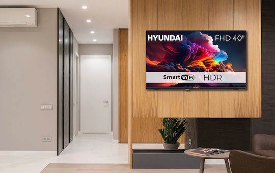 Hyundai Smart Τηλεόραση 40" Full HD LED FLM40TS349SMART HDR (2025)