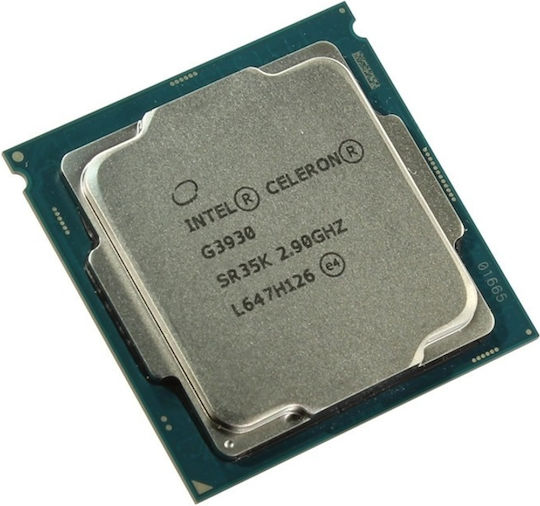 Intel Celeron Dual Core G3930 2.9GHz Prozessor 2 Kerne für Socket 1151 mit Kühler in Tablett