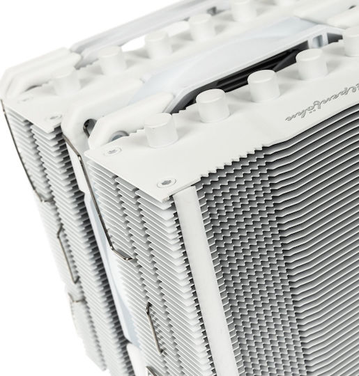 Alpenfoehn Brocken 4 MAX CPU Cooling Fan with ARGB for AM4/AM5/1200/115x/1700 Socket White