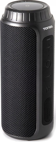 Tonsil Filp 6 Водоустойчиво Bluetooth високоговорител 20W с живот на батерията до 10 часа Черен