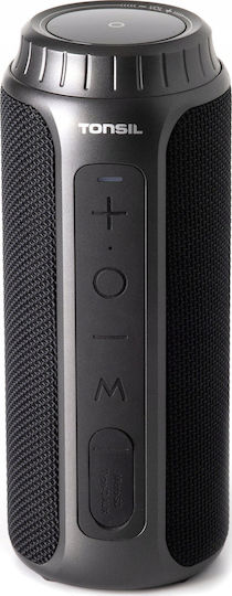 Tonsil Filp 6 Водоустойчиво Bluetooth високоговорител 20W с живот на батерията до 10 часа Черен