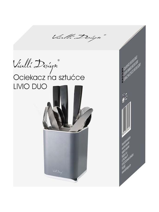 Vialli Design Στραγγιστήρι για Μαχαιροπίρουνα Γκρι