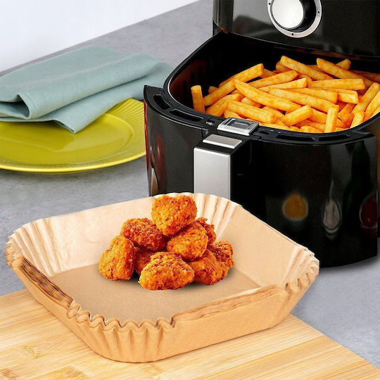 Orion Αντικολλητικά Χαρτιά για Air Fryer 19x19εκ. 50τμχ