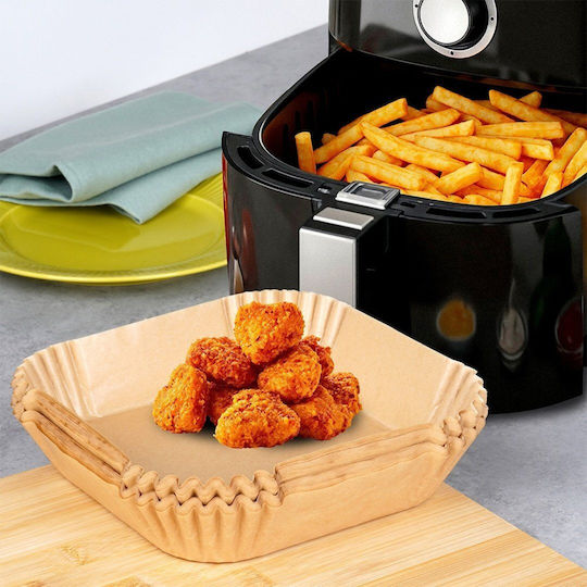 Vilde Non-Stick Baking Papers for Air Fryer 19x19cm 100 Pieces