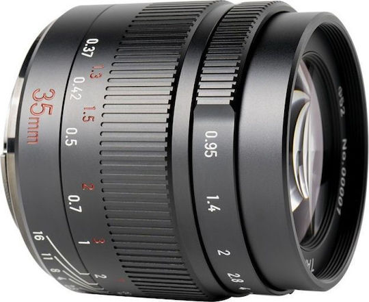 7artisans Crop Camera Lens 35mm f/0.95 Photoelectric Fixed for Sony E Mount Black