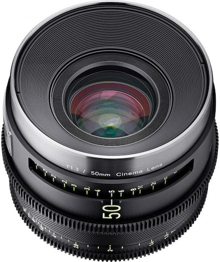 Samyang Full Frame Camera Lens XEEN Meister 50mm T1,3 for Canon EF Mount Black