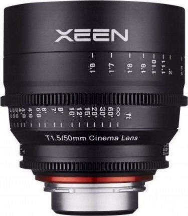 Samyang Full Frame Camera Lens 50mm T1.5 XEEN Fixed for Canon EF Mount Black