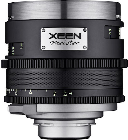 Samyang Пълен кадър Фотообектив XEEN Meister 85mm T1,3 за Ари ПЛ Монтаж Черен
