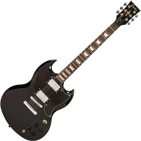 Encore Set Elektrische Gitarre Weiß mit Tasche