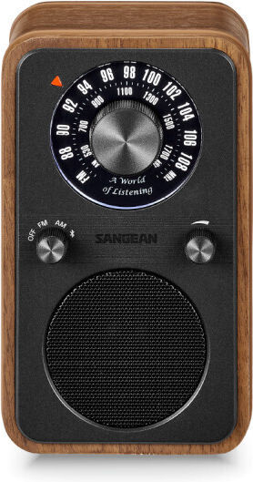 Sangean WR-9 Επιτραπέζιο Ραδιόφωνο με Bluetooth Καφέ