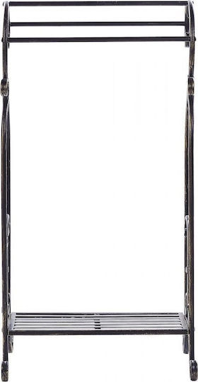 Beliani Καλόγερος Μπάνιου Μονός ​49x91cm Μαύρος